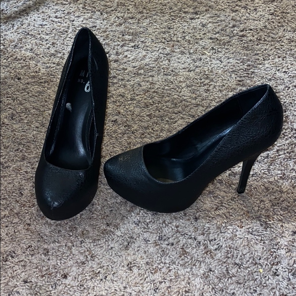 Black heels